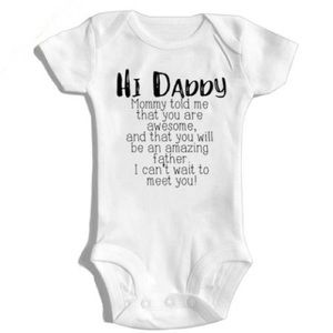 Beautiful onesie for a daddy